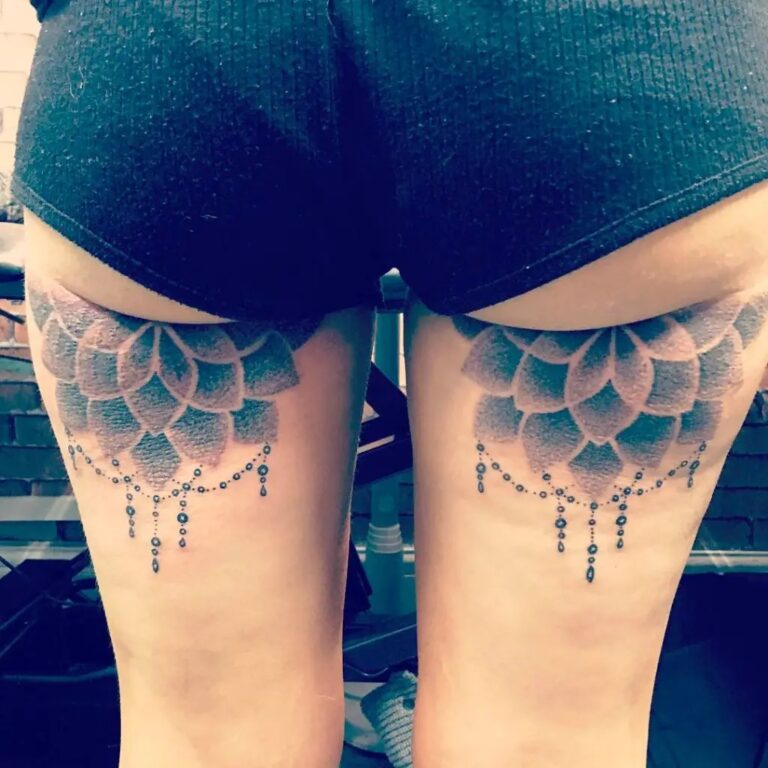 15 Cutest Back Of Thigh Tattoos For Women TattoosDesignIdea