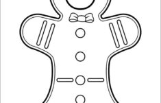 15 GingerBread Man Templates Colouring Pages