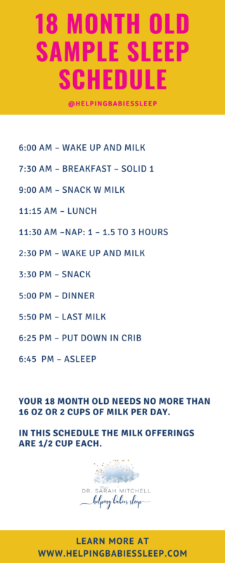 18 Month Old Baby Sleep Schedule Sample Schedule Included 