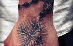 18 Wonderful Rosary Tattoos On Hand