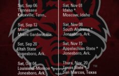 2014 Arkansas State Red Wolves Football Schedule Wallpaper