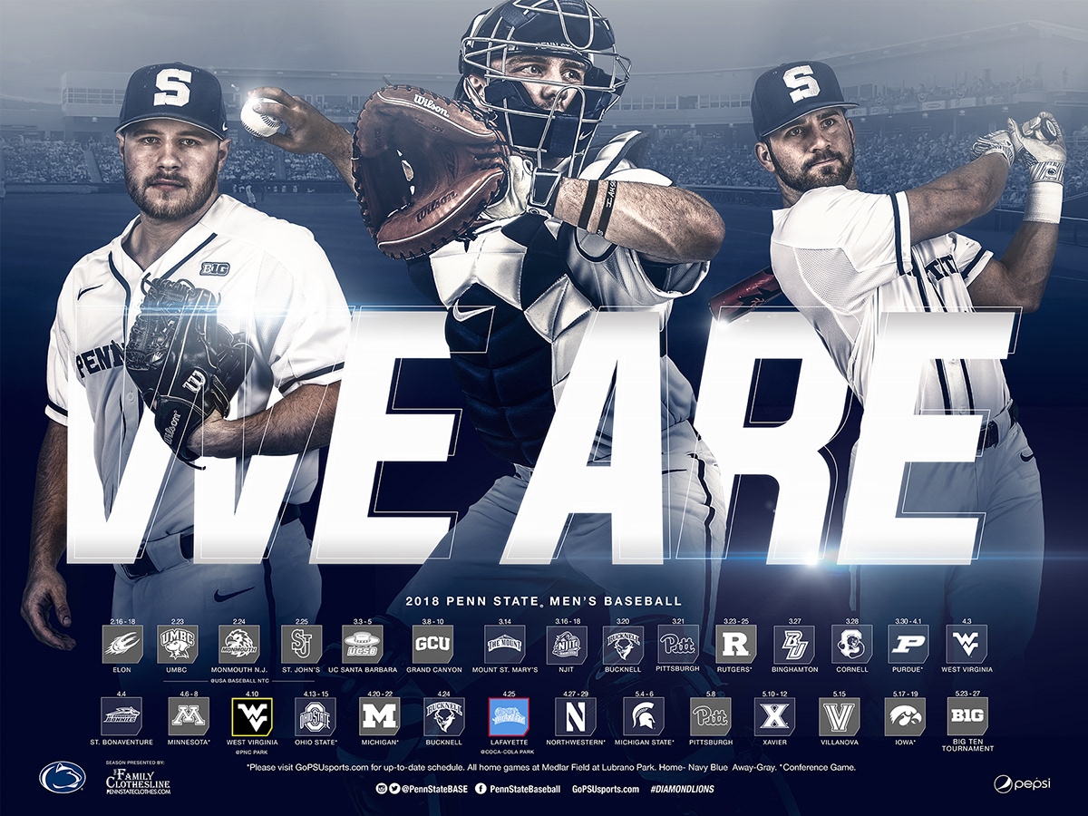 2018 Penn State Baseball On SCAD Portfolios