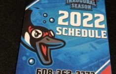 2022 Beloit Sky Carp Baseball Pocket Schedule Inaugural Season Marlins