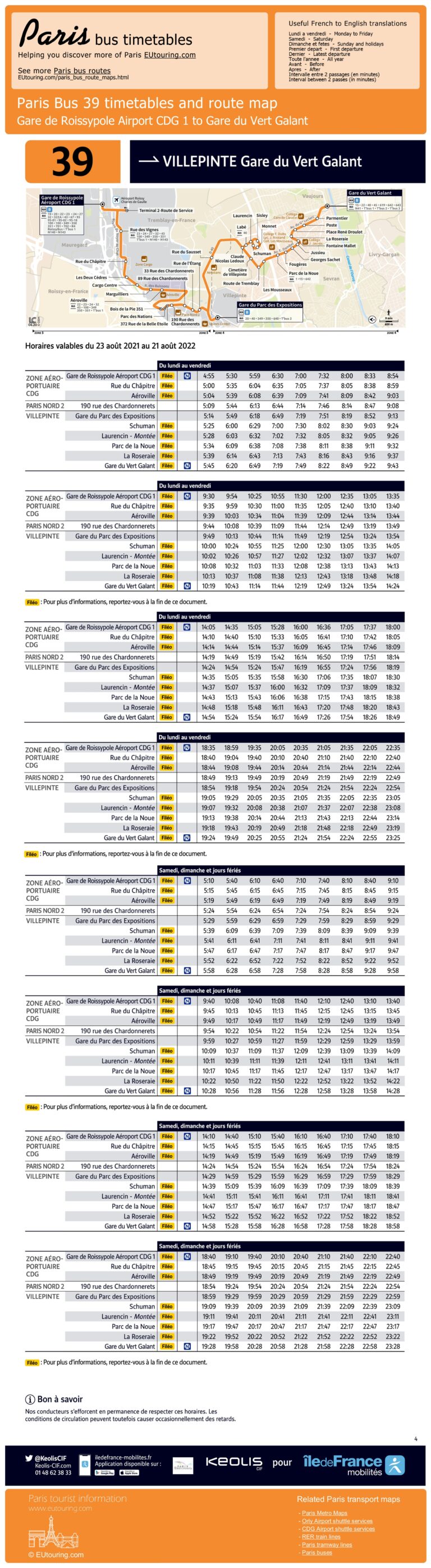 33 Metro Bus Schedule Times Paris Bus Maps And Timetables For Bus 