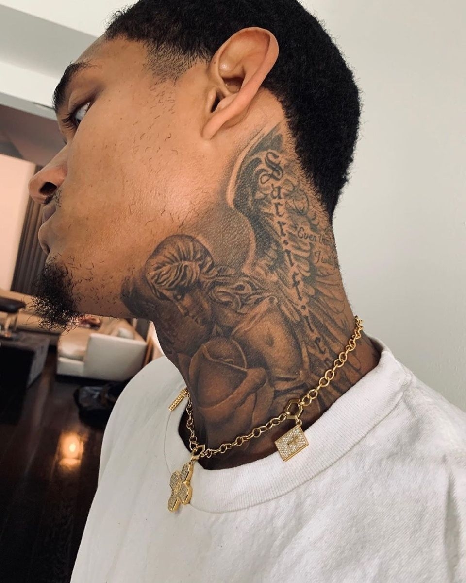 34 Gangster Side Neck Tattoos For Guys Sanscompro Misaucun