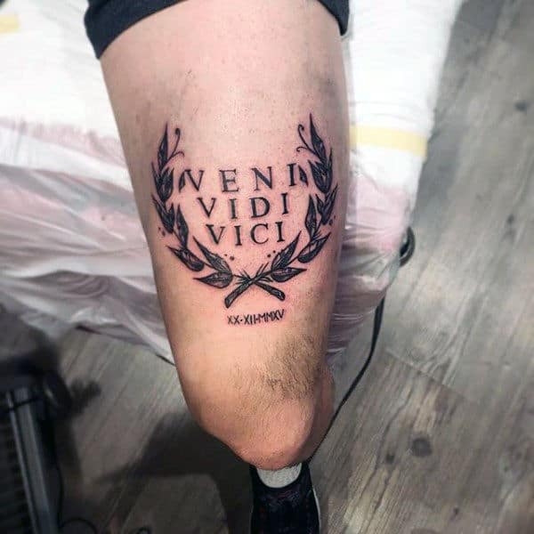 41 Veni Vidi Vici Tattoo Designs With Meaning Tattoos Spot