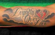 44 Spectacular Loyalty Over Love Tattoo Ideas With Meaning