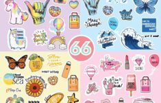 64 Great Cutout Aesthetic Stickers Printable Images Ann French