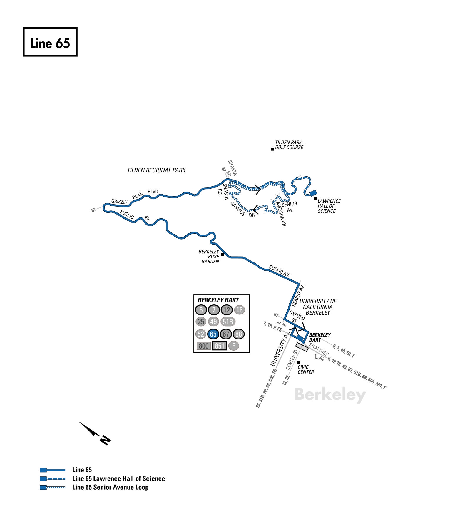65 Bus Schedule AC Transit SF Bay Transit