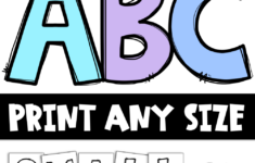 A Simple Set Of Capital AND Lowercase Alphabet Letters A Z For Easy