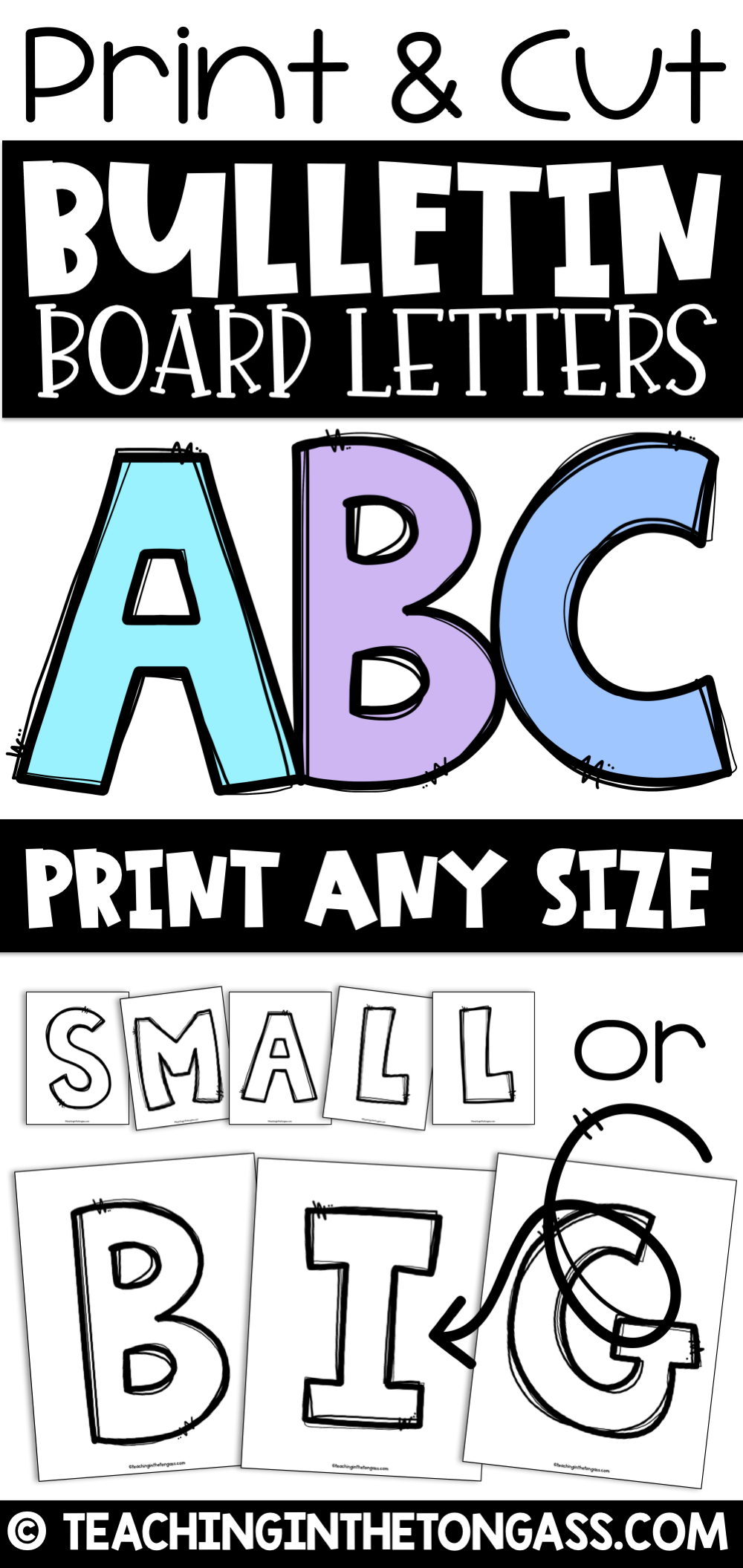 A Simple Set Of Capital AND Lowercase Alphabet Letters A Z For Easy