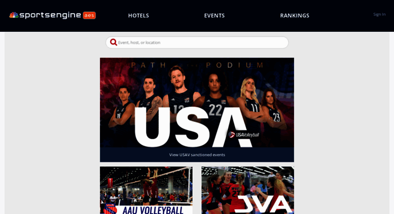 Access Advancedeventsystems Find Volleyball Events Rankings