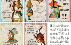 Alice In Wonderland Printables Alice And Wonderland Tattoos Alice