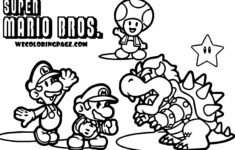 All Mario Characters Coloring Pages At GetDrawings Free Download