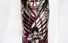ATTACK ON TITAN Mais Uma Tattoo Inspirada No Anime Dessa Vez