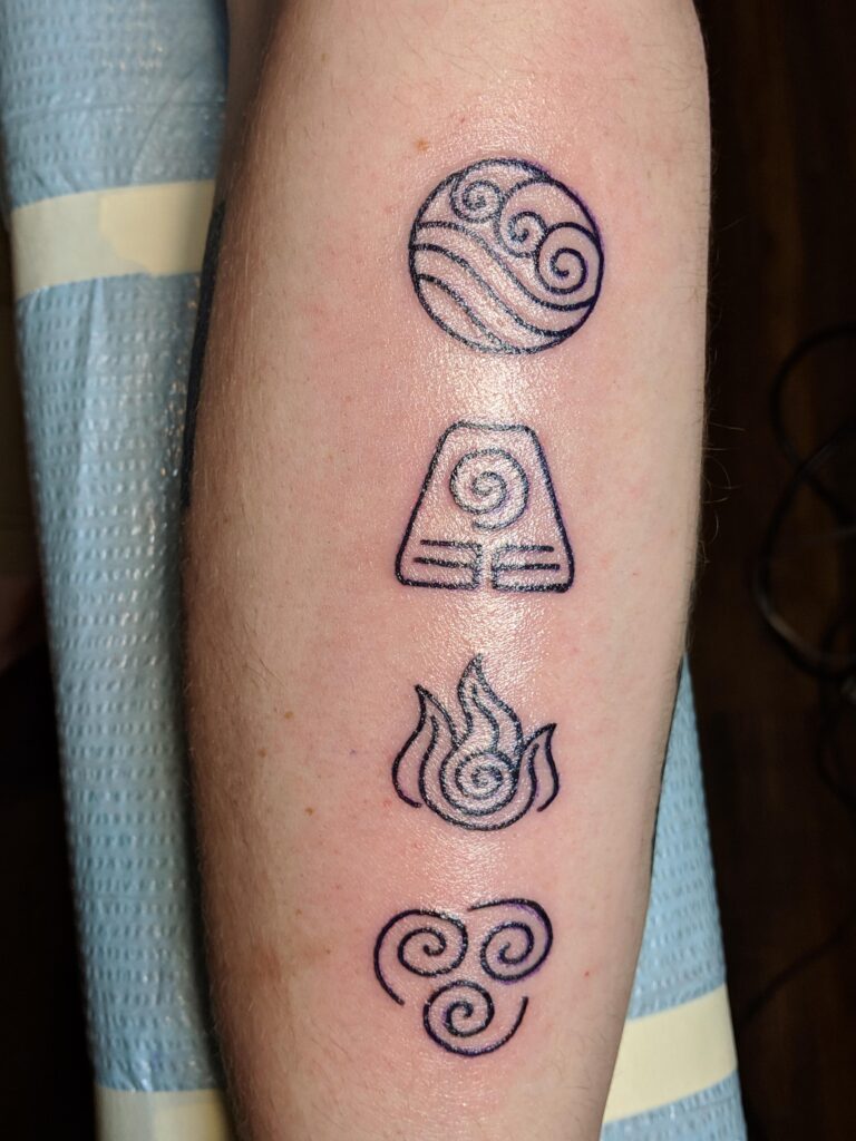 Avatar The Last Airbender Symbols By Bryce Cotton At Walk The Line 