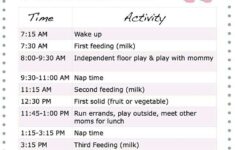 Baby Schedule Baby Schedule 8 Month Old Baby Baby Routine