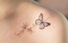 Beautiful And Meaningful Butterfly Tattoo Guide Small Shoulder
