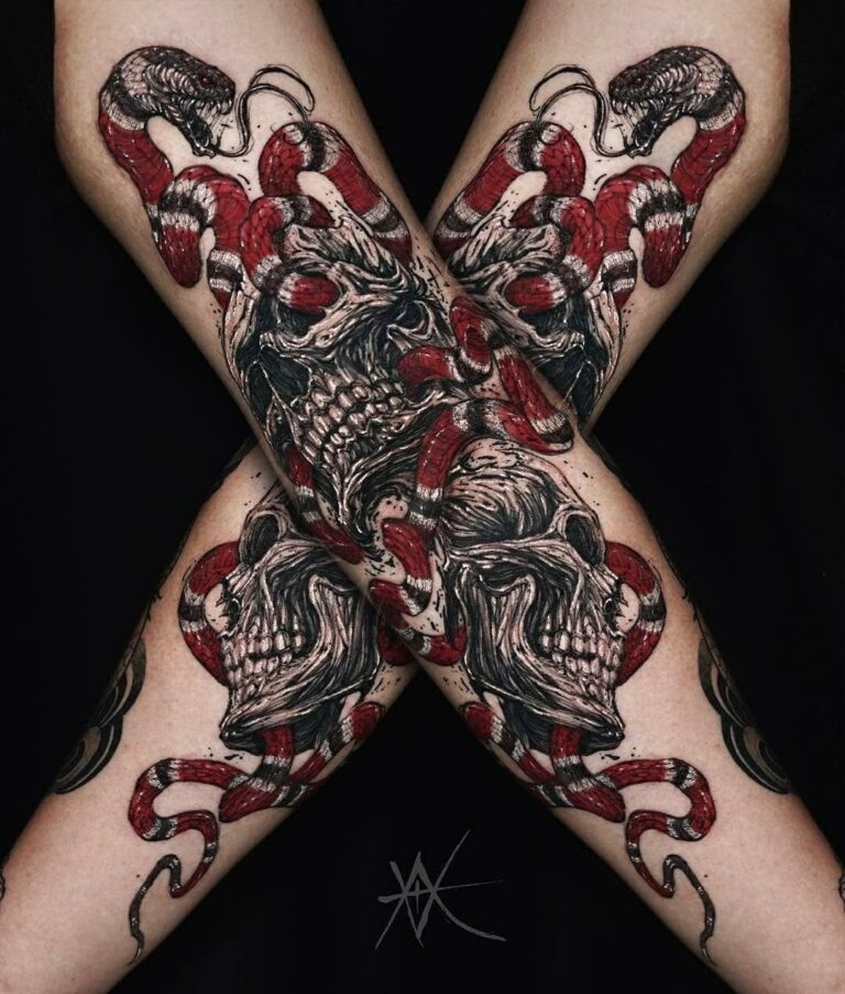 Black And Red Tattoos World Tattoo Gallery Red Tattoos Tattoo Work 