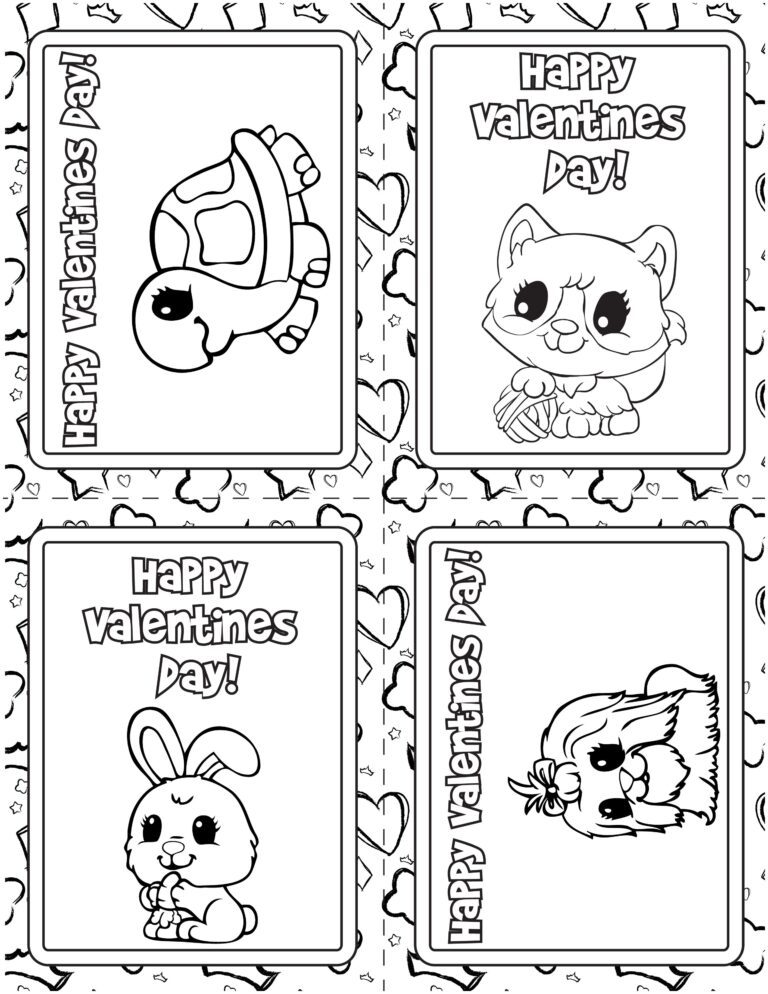 Boy Valentines Day Coloring Pages At GetColorings Free Printable 