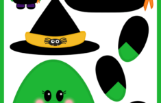 Build a Witch Free Printable Halloween Paper Craft For Kids