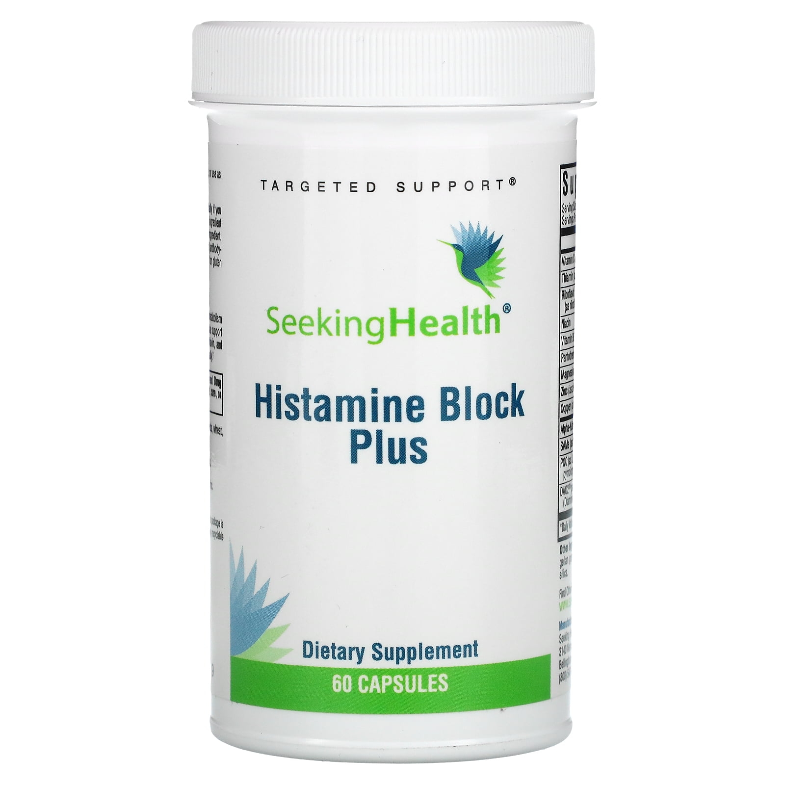 Buy Histamine Block Plus 60 Capsules Seeking Health Online At Lowest