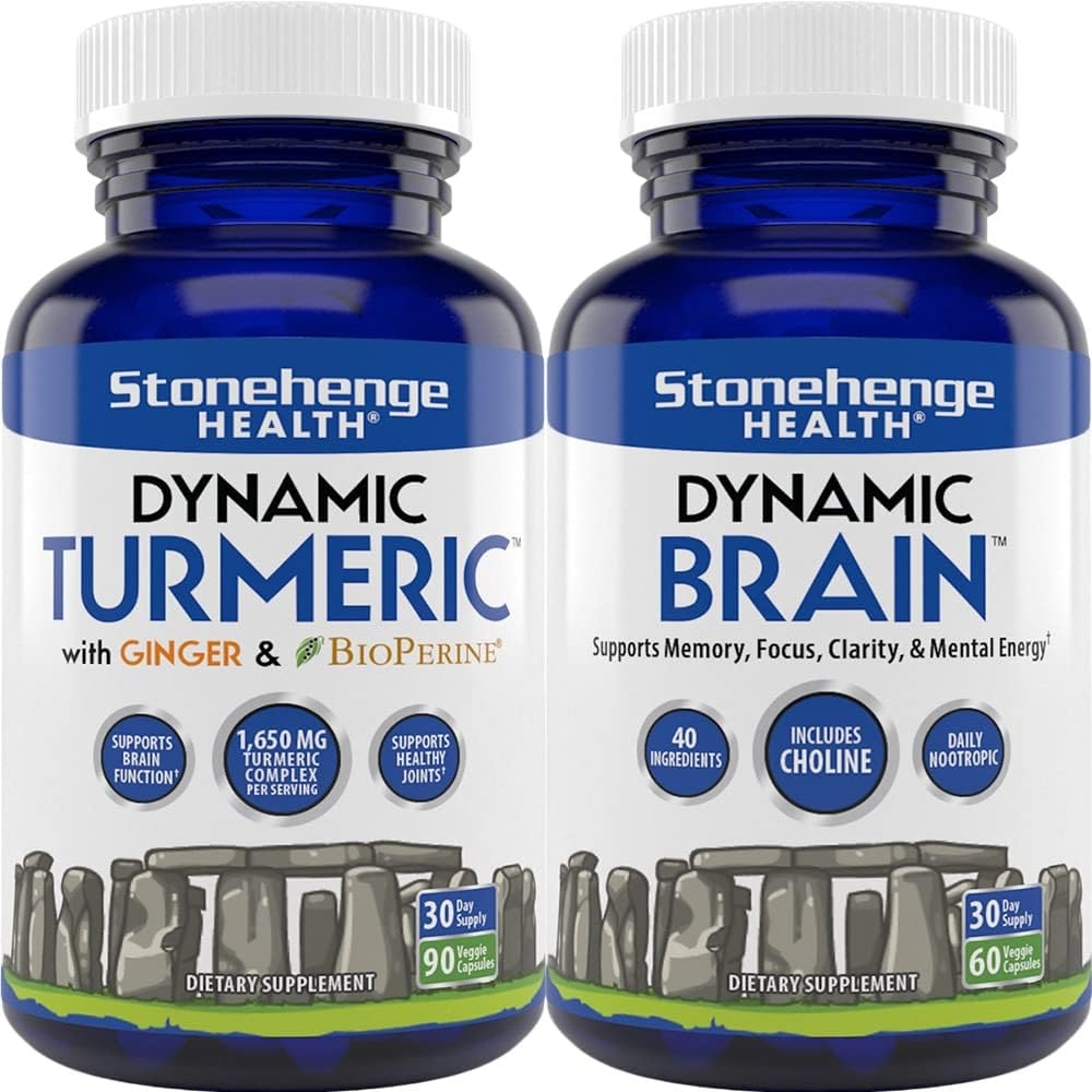 Buy Stonehenge Health Dynamic Turmeric Dynamic Brain Supports Joint