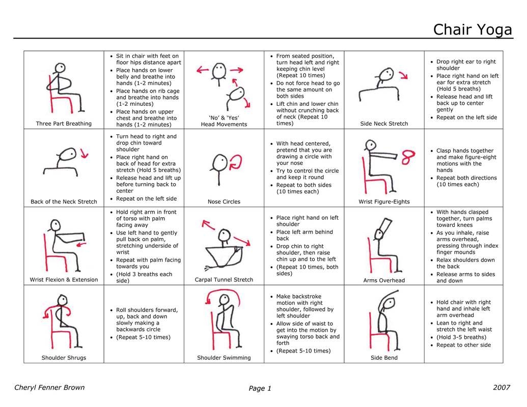 Chair Yoga For Seniors Sequence Pdf Kayaworkout co