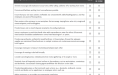 Checklist COVID 19 And Your Workplace SCS Agency Insurance