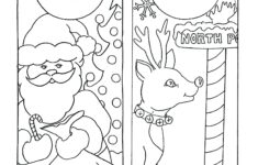 Christmas Card Coloring Pages At GetColorings Free Printable