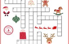 Christmas Crossword Puzzle Printable Thrifty Momma s Tips