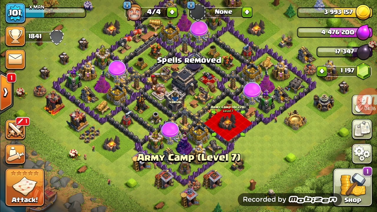 Clash Of Clans Th9 Best Army Army Military