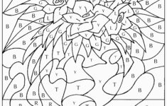 Coloring Pages Color By Number Printables For Adults Beautiful