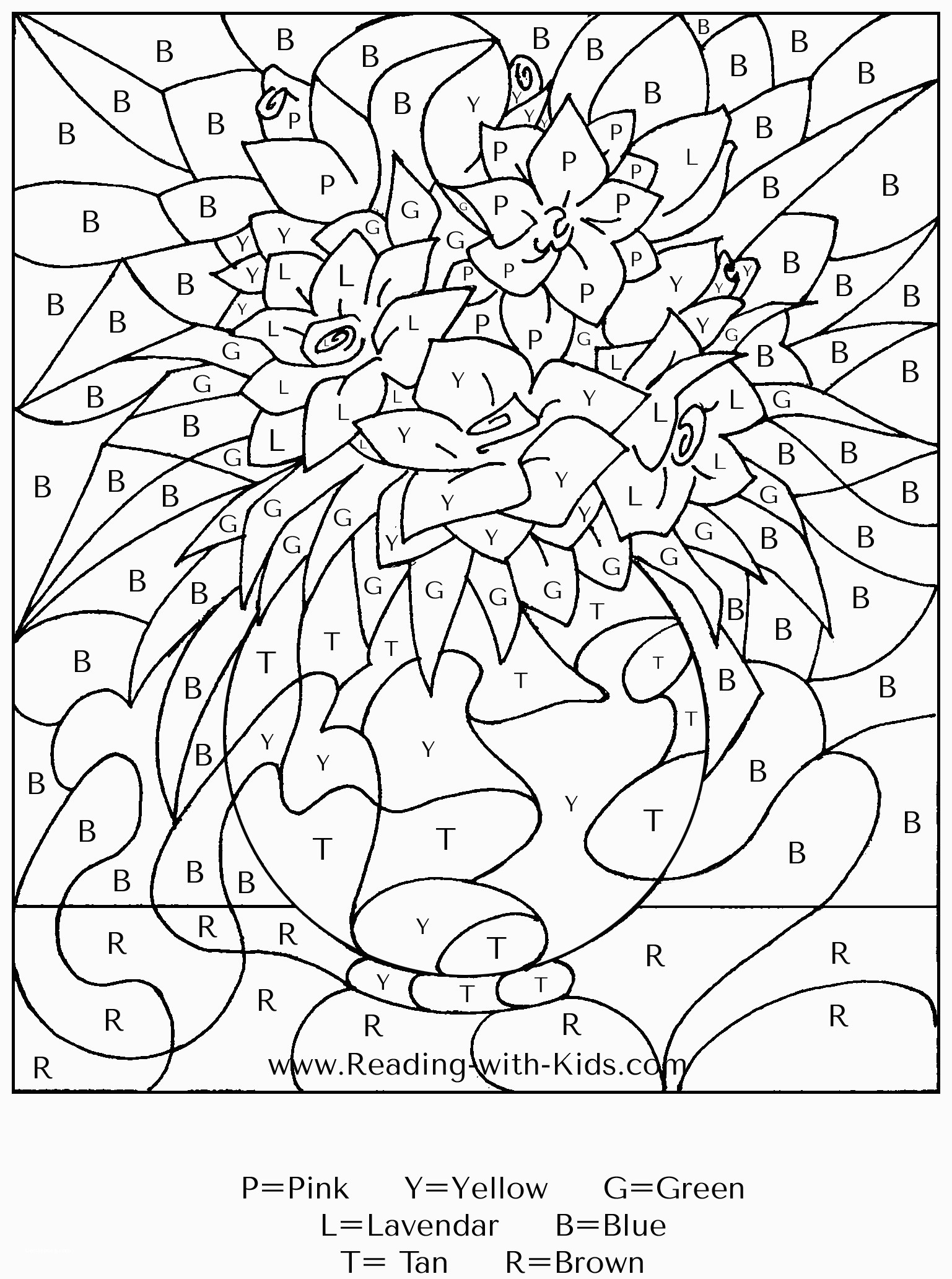 Coloring Pages Color By Number Printables For Adults Beautiful