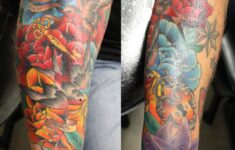 Cover Up Tattoo On Forearm By Eddy Lou Body Tattoos Arm Tattoos For