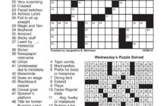 Daily Commuter Crossword Printable Customize And Print