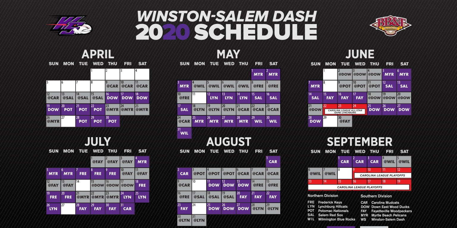 Dash Release Weekend Heavy 2020 Schedule Dash