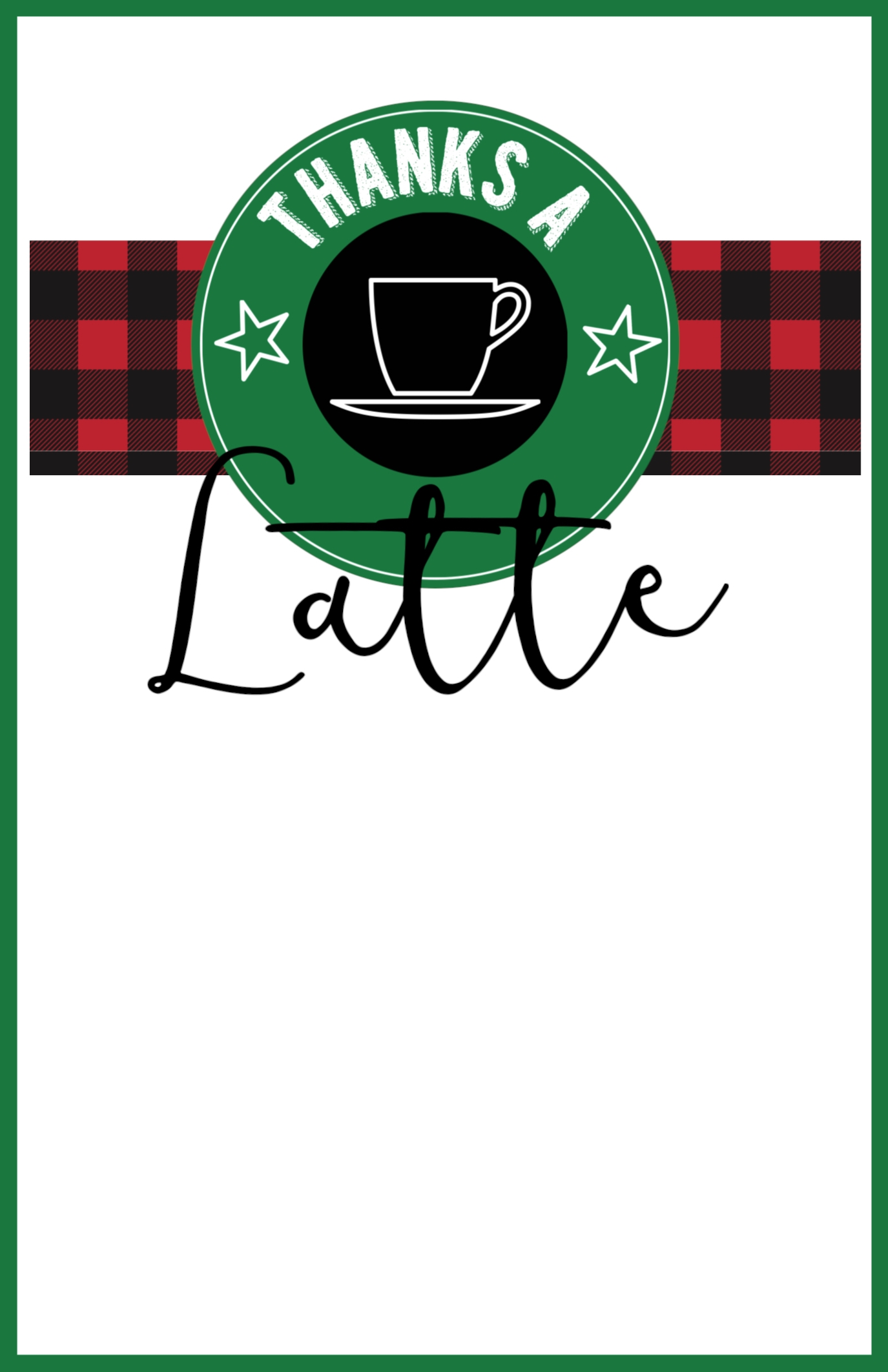 Easy Teacher Christmas Gift Idea Starbucks Gift Card Paper Trail Design