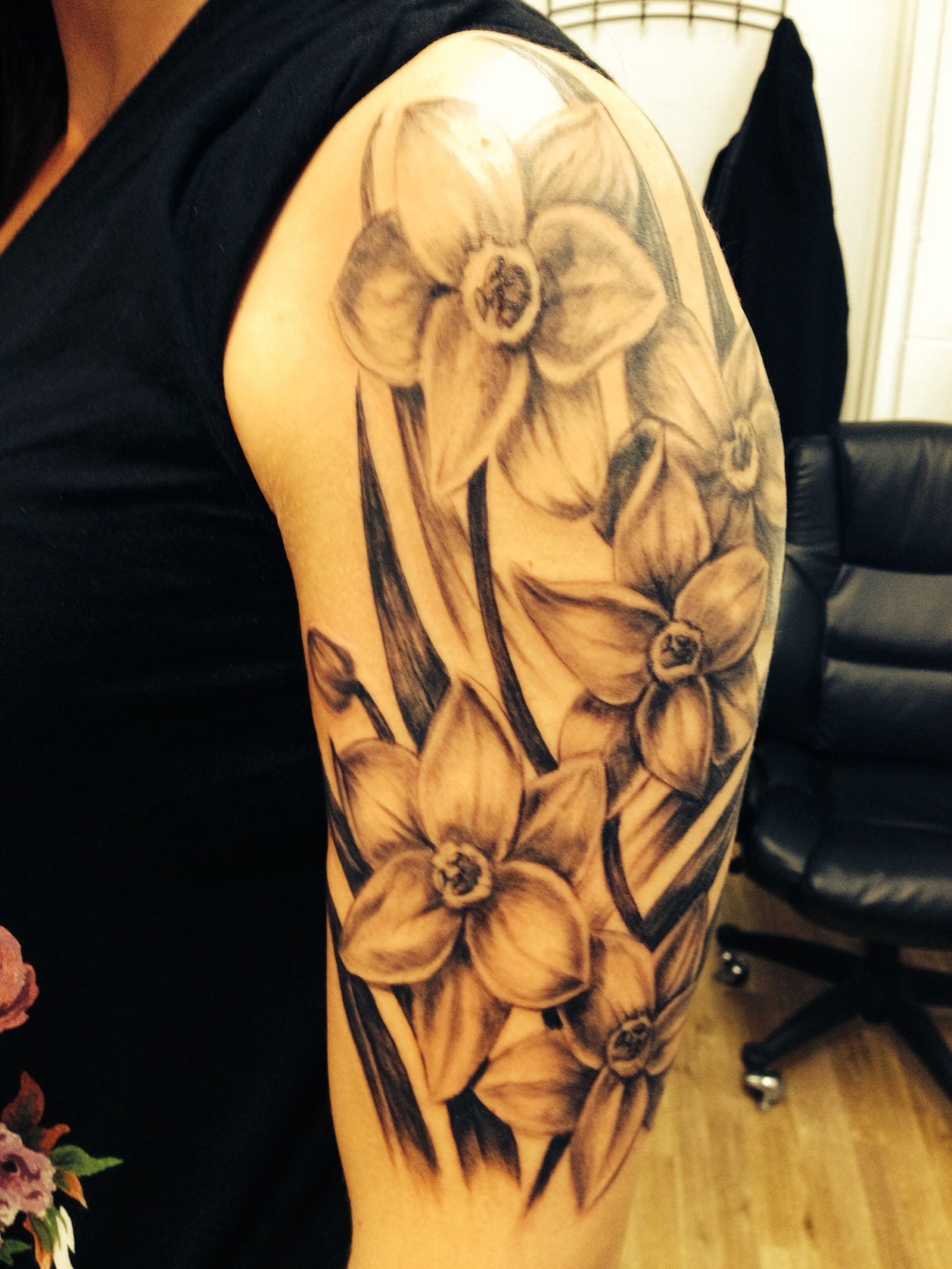 Famous 48 December Birth Flower Tattoo Images