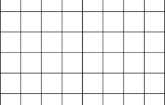 Free Printable 1 Inch Graph Paper Template In PDF