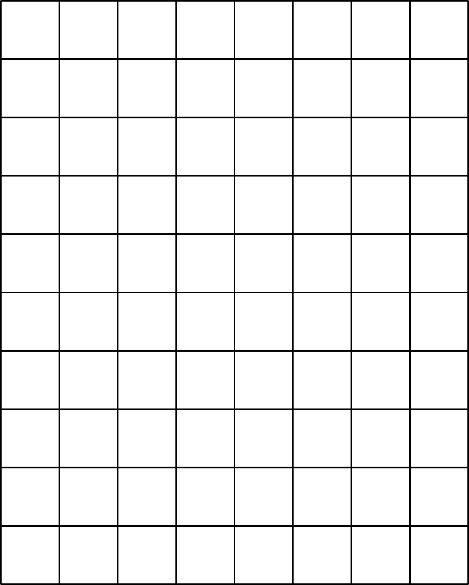 Free Printable 1 Inch Graph Paper Template In PDF