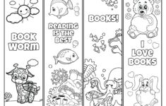 Free Printable Bookmarks For Kids To Color Printable Blog