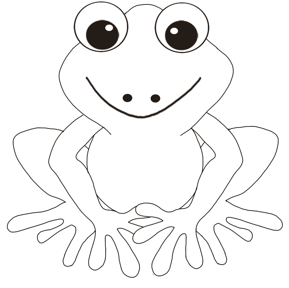Free Printable Frog Coloring Pages For Kids
