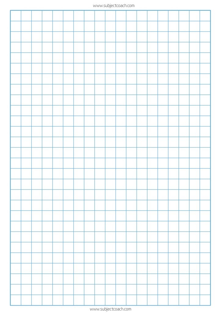 FREE Printable Graph Paper 1cm For A4 Paper SubjectCoach Blog