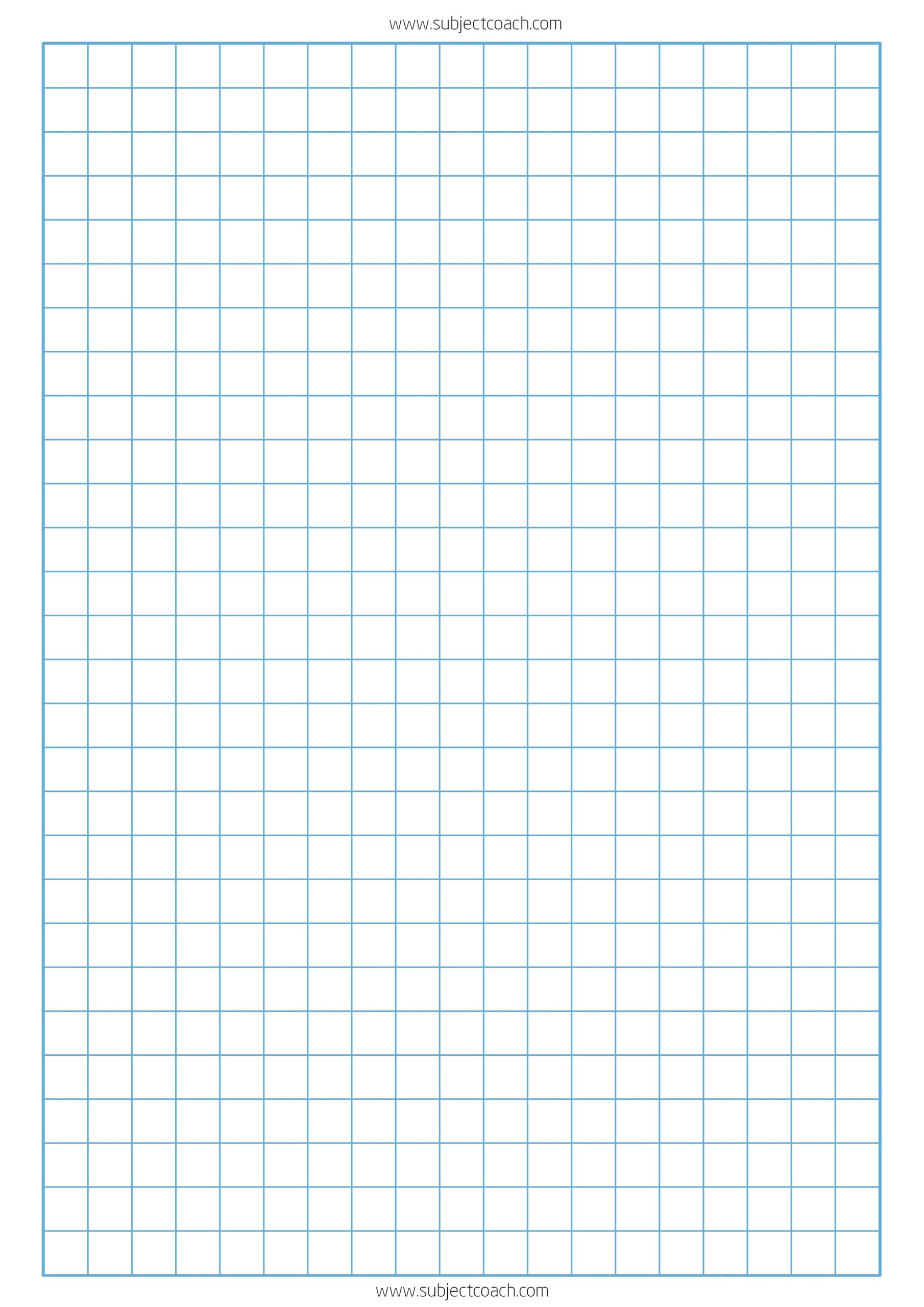 FREE Printable Graph Paper 1cm For A4 Paper SubjectCoach