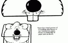 Free Printable Groundhog Day Coloring Pages