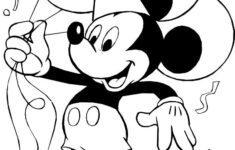 Free Printable Mickey Mouse Coloring Pages For Kids