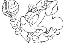 Free Printable Minnie Mouse Coloring Pages For Kids