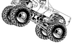 Free Printable Monster Truck Coloring Pages For Kids