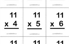 Free Printable Multiplication Flash Cards Printable Templates